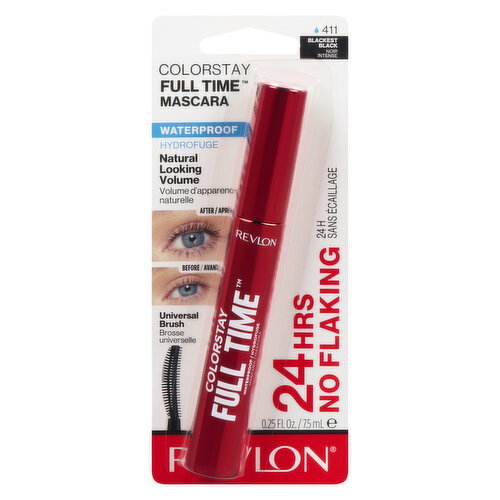 REVLON - Colortsay Full Time Mascara - Blackest Blue - Waterproof
