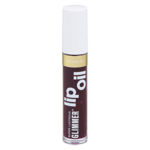 Revlon - Super Lustrous Glimmer Lip Oil, Plum Pop