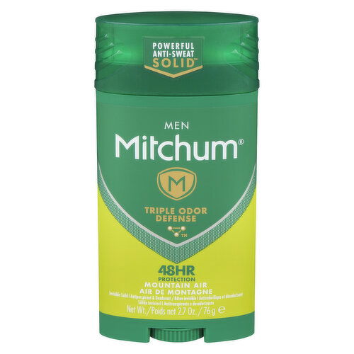 Mitchum - Men Invisible Solid Antiperspirant & Deodorant Mountain Air
