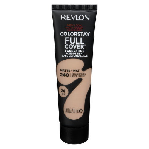 REVLON - CS Full Cover Foundation - Matte Medium Beige 240