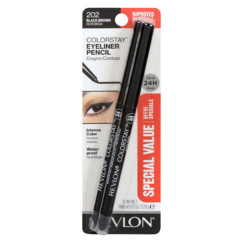 Revlon - Colorstay Eyeliner 2Pk Black Brown