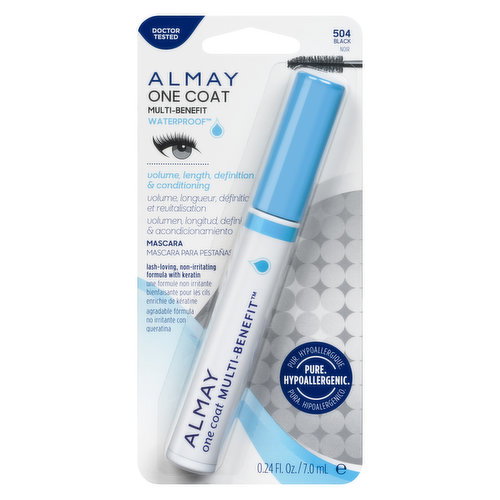 ALMAY - One Coat Multi-Benefit Waterproof Mascara - Black