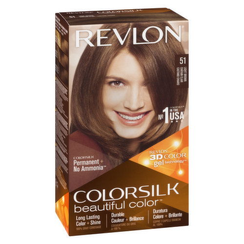 Revlon - ColorSilk - Light Brown