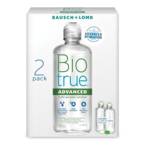 Bausch & Lomb - Biotrue Advanced MPS Twin Pack