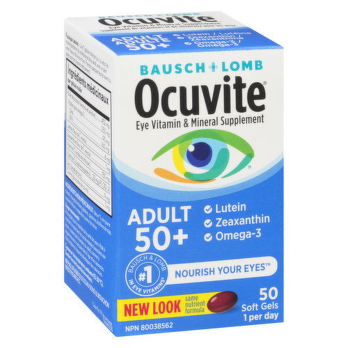 Bausch & Lomb - Ocuvite Eye Vitamin & Mineral Supplement Adult 50+