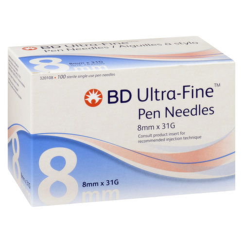 BD - Ultra-Fine Pen Needles Short 8mm 31g