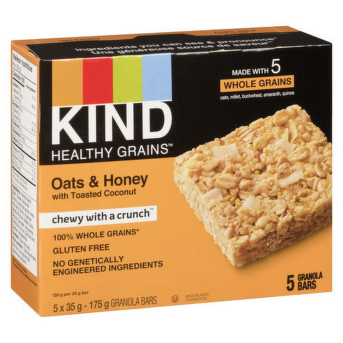 Kind - Granola Bars - Oats & Honey with Toasted Coconut