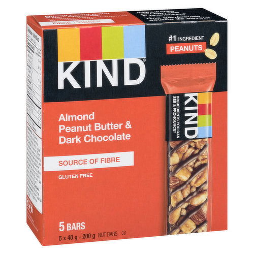 Kind - Kind Pnut Butter Dark Choc Bar GF