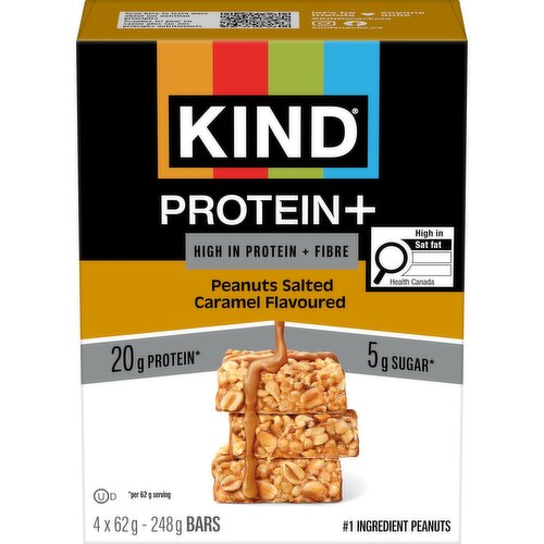 KIND - Protein + Peanuts Salted Caramel Flavored Bars