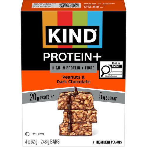KIND - Protein + Peanuts & Dark Chocolate Bars
