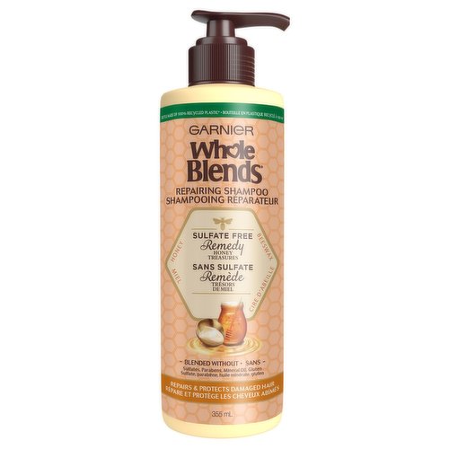 Garnier - Whole Blends Honey Repairing Shampoo