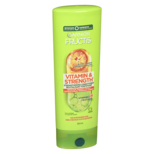 GARNIER - Fructis Vitamin and Strength Conditioner - Blood Orange