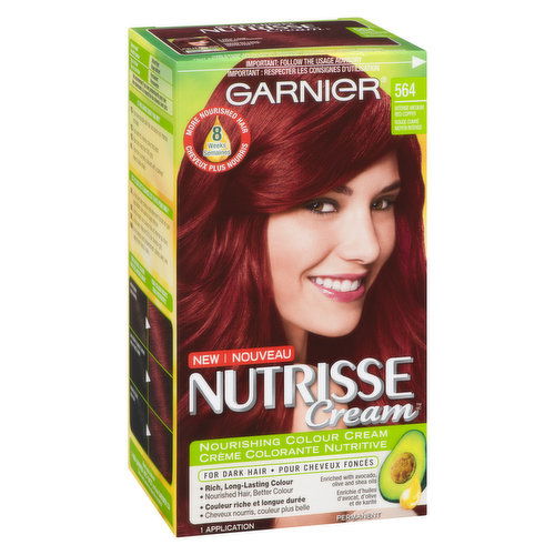 GARNIER - Nutrisse Cream Intense Medium Red Copper 564