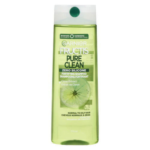 GARNIER - Fructis Pure Clean Shampoo - Normal To Oily Hair