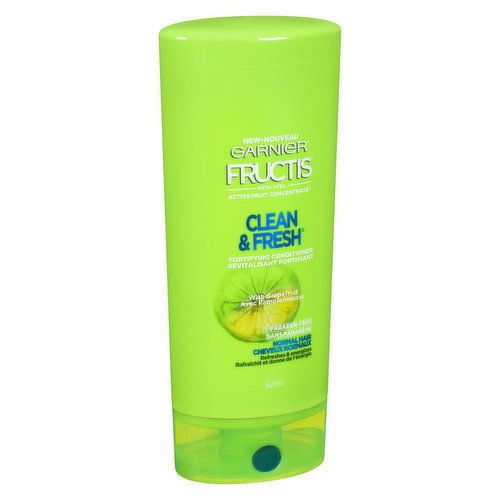 GARNIER - Fructis Conditioner - Clean & Fresh Normal Hair