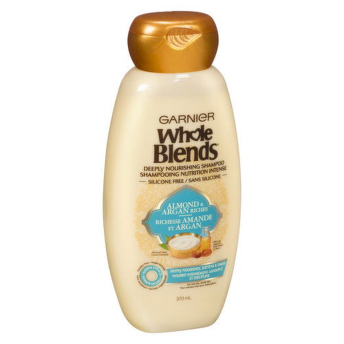 GARNIER - Whole Blend Shampoo - Almond Argan Riches