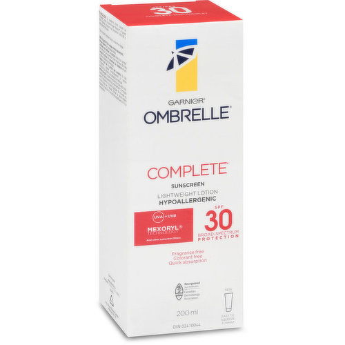 Garnier - Ombrelle Complete Lotion SPF30