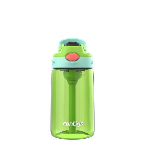 Contigo - Kids 14OZ Cool Lime with Jade Vine Cleanable Water Bottle