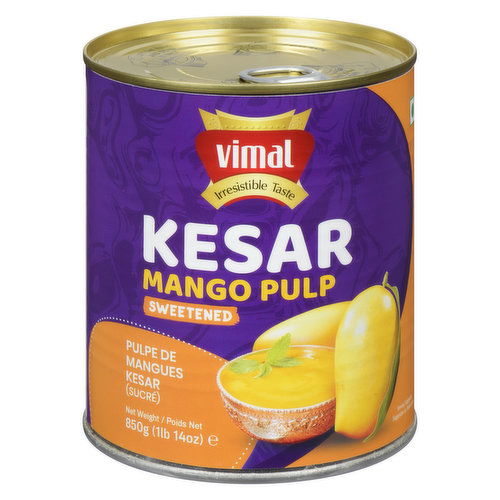 Vimal - Kesar Mango Pulp Sweetened