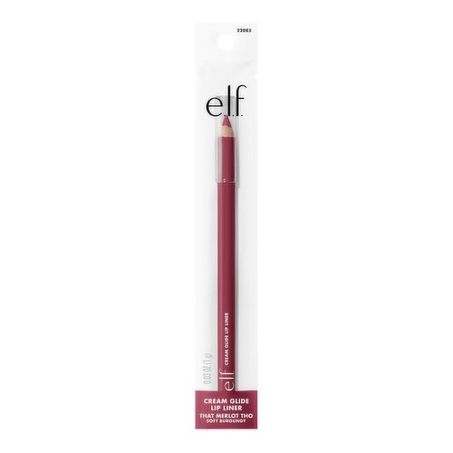 ELF - Cream Glide Lip Liner That Merlot Tho, Soft Burgundy