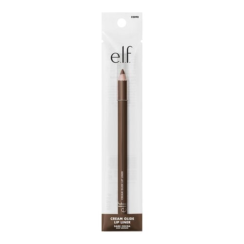 ELF - Cream Glide Lip Liner - Dark Cocoa, Deep Brown