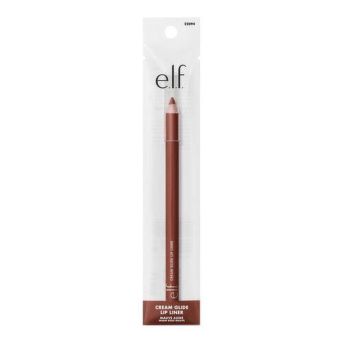 ELF - Cream Glide Lip Liner - Mauve Aside, Warm Rose Mauve