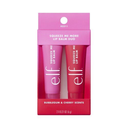 ELF - Squeeze Me More L:ip Balm - Bubble Gum & Cherry
