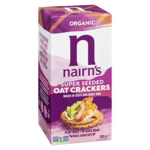 Nairns - Super Seeded Oat Crackers Organic