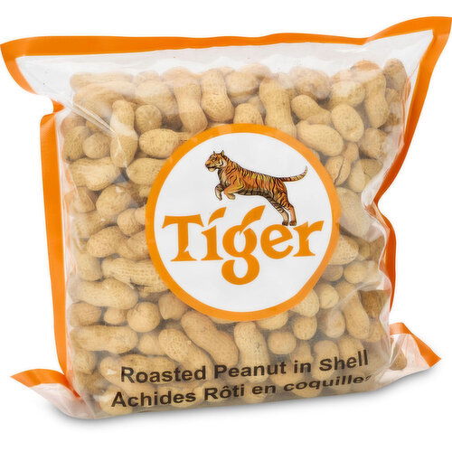 Tiger - Roasted Peanuts in Shell, Unsalted