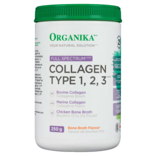 ORGANIKA - Full Spectrum Collagen Type 1 2 3 Bone Broth