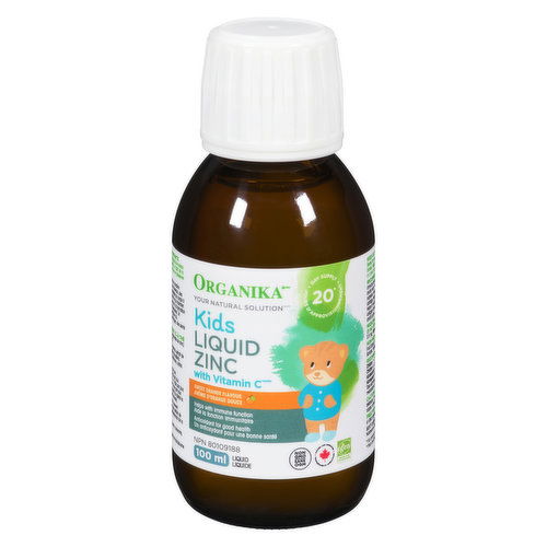 Organika - Kids Liquid Zinc with Vitamin C