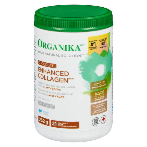 ORGANIKA - Enhanced Collagen, Chocolate