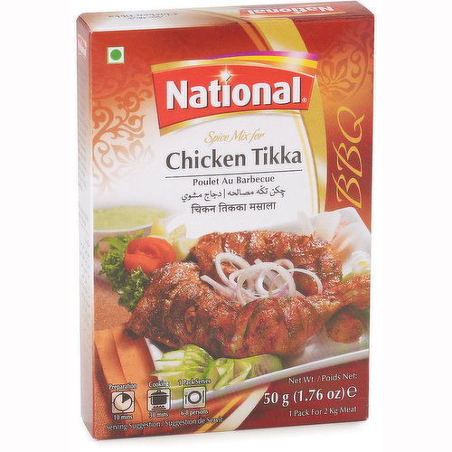 National - Recipe Mix - Chicken Tikka