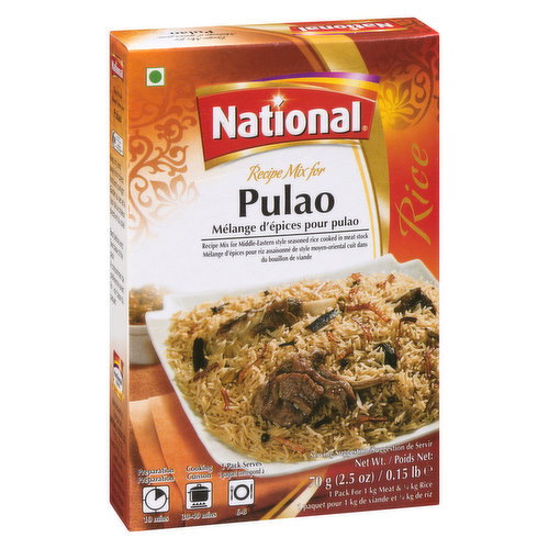 National - Recipe Mix - Pulao