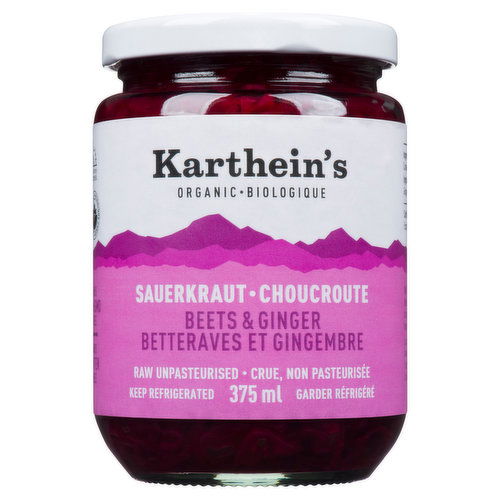 Kartheins - Sauerkraut Beet Ginger Organic