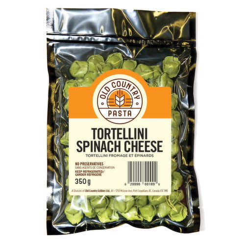 Old Country Pasta - Tortellini Spinach Cheese