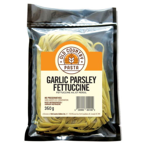 Old Country Pasta - Fettuccine Garlic & Parsley