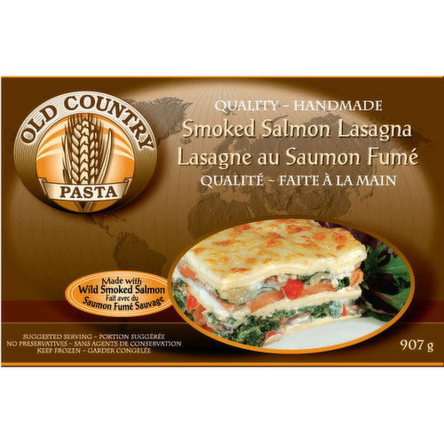 Old Country Pasta - Lasagna Salmon Smoked