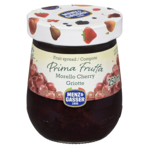 MENZ & GASSER - Prima Frutta Morello Cherry Jam