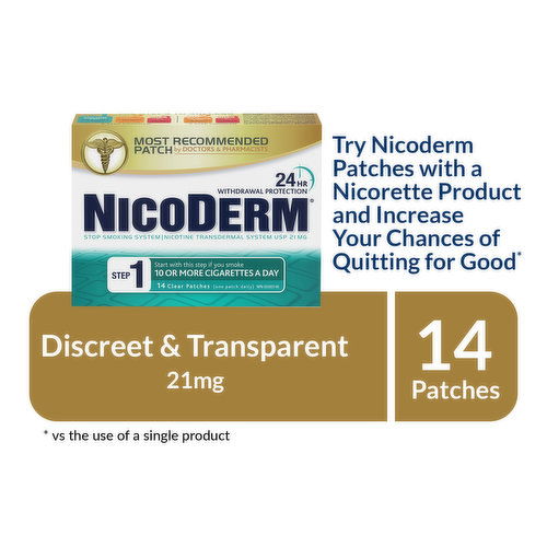 Nicoderm - Stop Smoking System Step 1