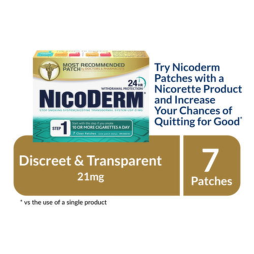 Nicoderm - Stop Smoking System Step 1