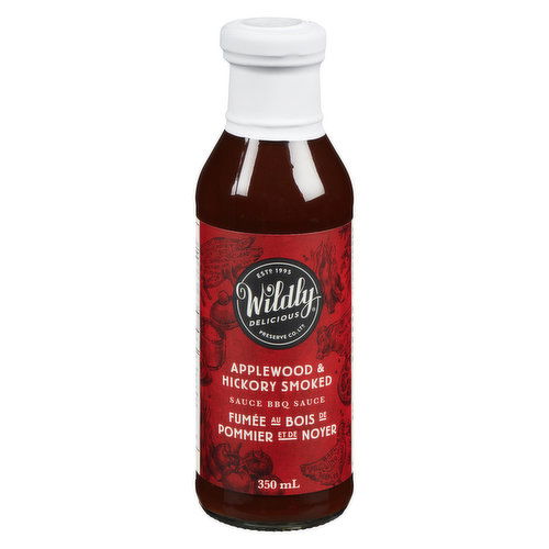 Wildly Delicious - BBQ Sauce Applewood & Hickory Smoked