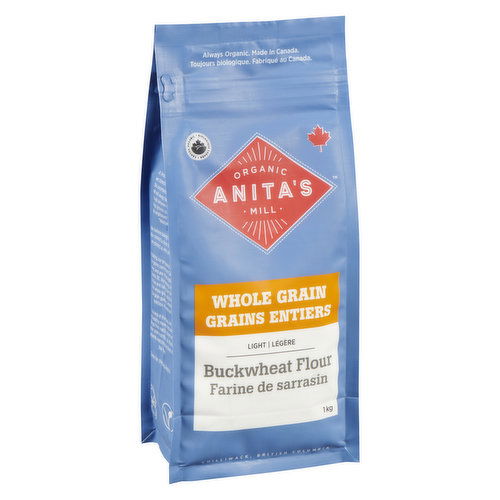 Anita'a Mill - Organic Whole Grain Buckwheat Flour