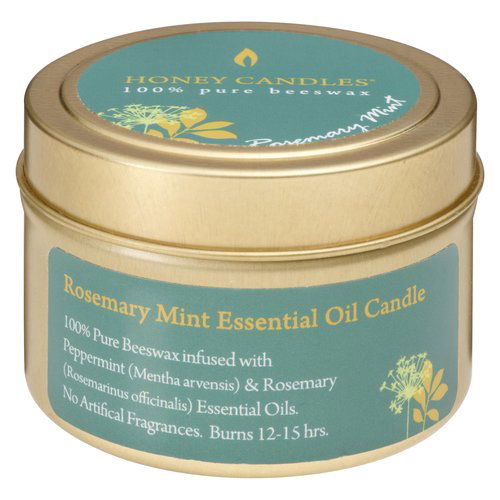 Honey Candles - Rosemary Mint Essential Candle