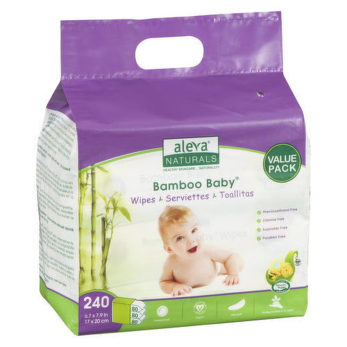 Aleva Naturals - Bamboo Baby Wipes