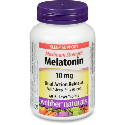 Webber Naturals - Melatonin Max Strentgh - DA Release 10mg