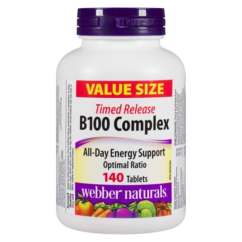 Webber Naturals - B100 Complex Timed Release, Value Size
