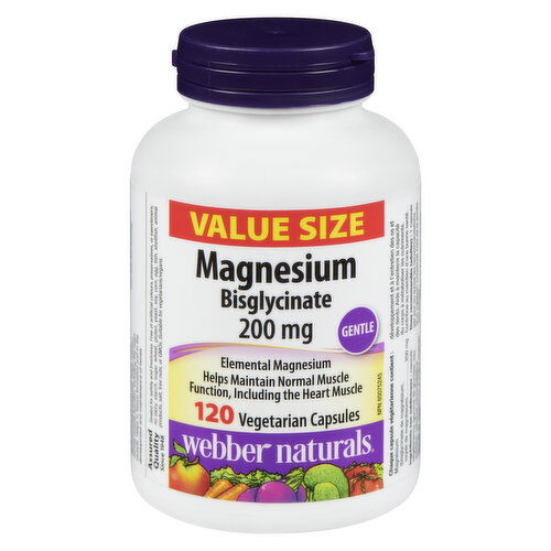 Webber Naturals - Webber Magnesium Bisglycinate 200mg
