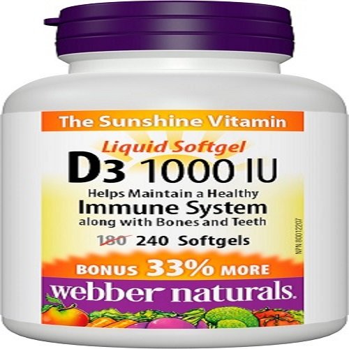 Webber naturals - Vitamin D3 1000 IU