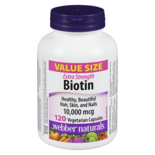 Webber naturals - Biotin 10,000mcg Value Size